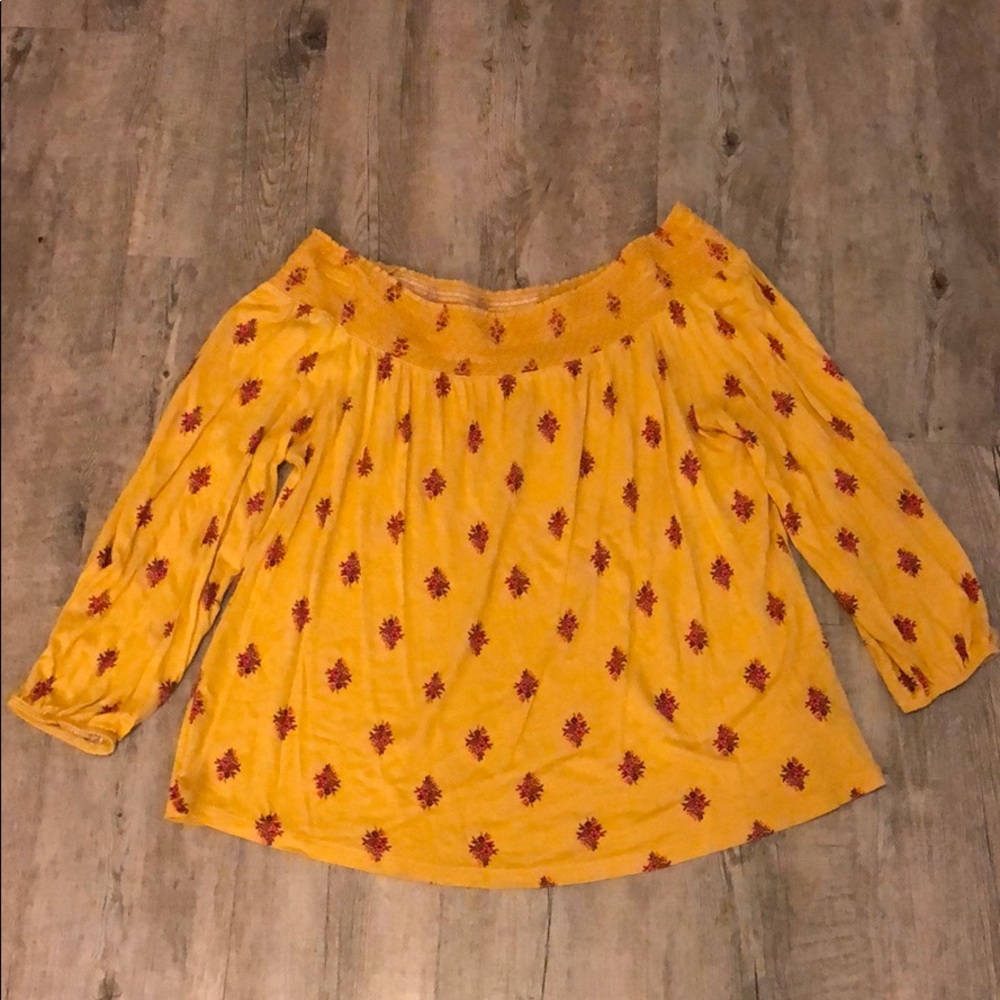 Off the shoulder top